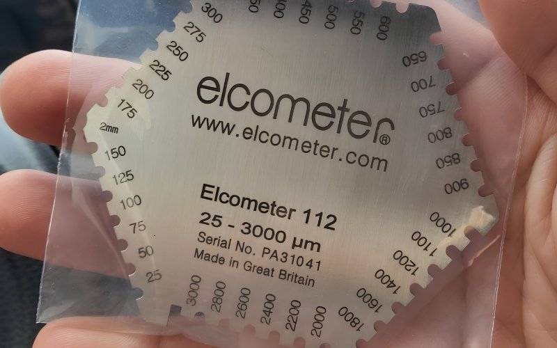 Thiết bị kiểm tra độ dày sơn ướt, sơn bột Elcometer B112----1B