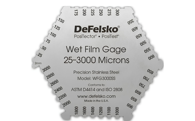 Thước đo độ dày sơn DeFelsko WFG3000SS nhỏ gọn, dễ thao tác