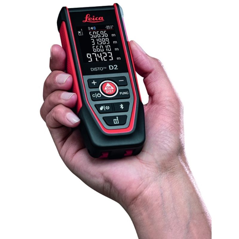 Leica Disto D2-2 dải đo 0,5 - 150 m, kết nối dữ liệu NFC tiện lợi