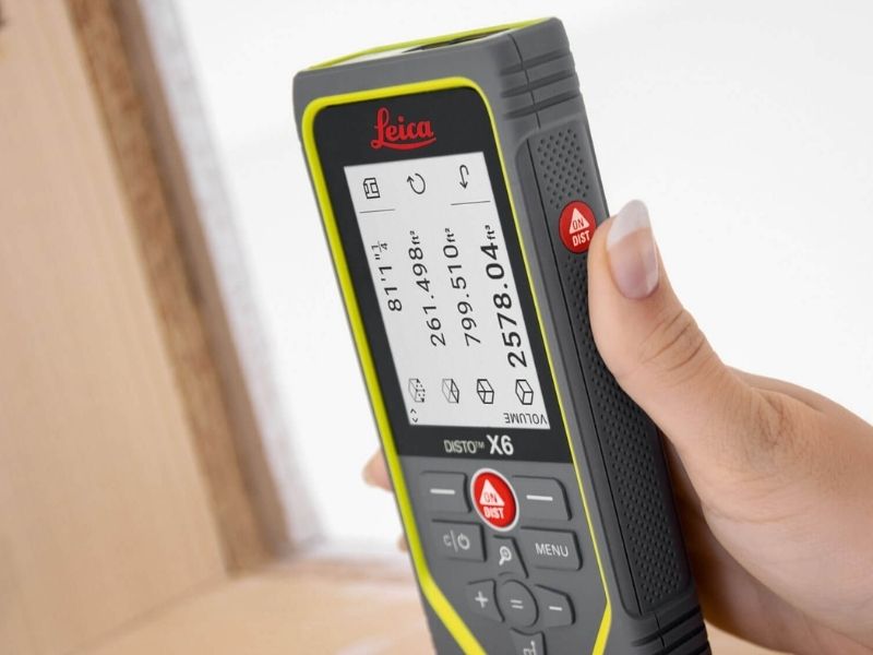 Leica Disto X6 thiết kế nhỏ gọn, lưu trữ bộ nhớ 300 kết quả