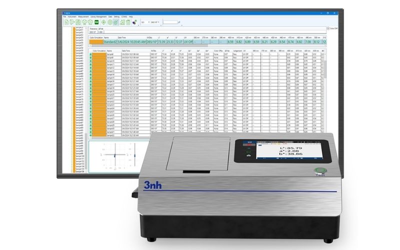 Máy quang phổ đo chất lỏng 3nh TS4010 sở hữu phần mềm quản lý chất lượng
