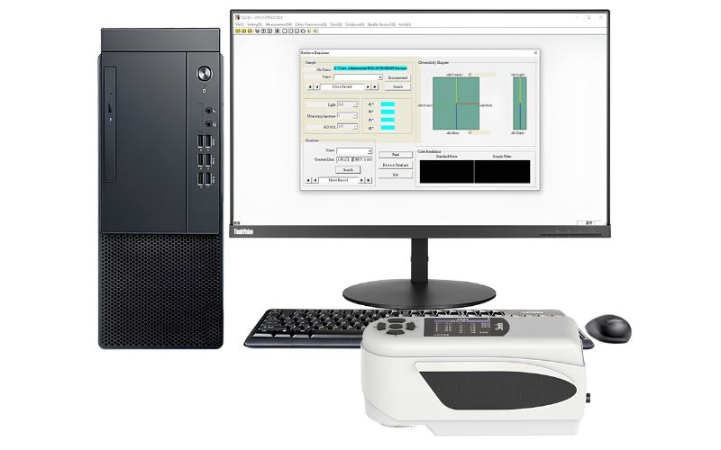 Máy so màu 3nh NH310 có thể kết nối với PC