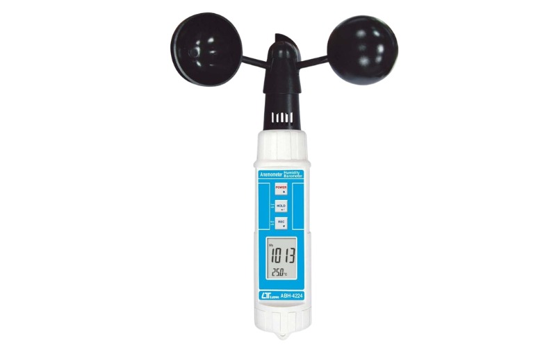 Máy đo gió, áp suất khí quyển, độ ẩm và nhiệt độ dạng cốc Lutron ABH-4224