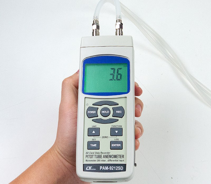 Máy đo tốc độ và áp suất không khí Lutron PAM-9212SD