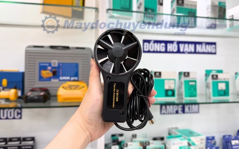 Đầu đo dạng cánh quạt của máy đo tốc độ, lưu lượng gió Total Meter HT-9819
