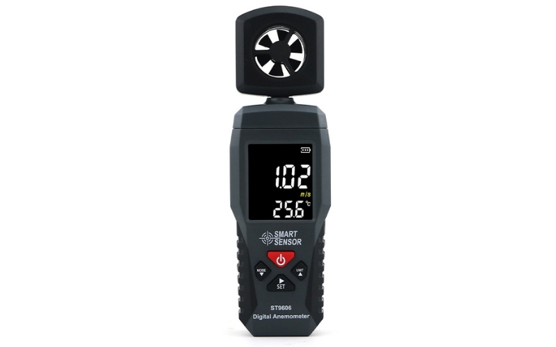 Máy đo tốc độ và lưu lượng gió Smartsensor ST9606 bền bỉ, chính xác
