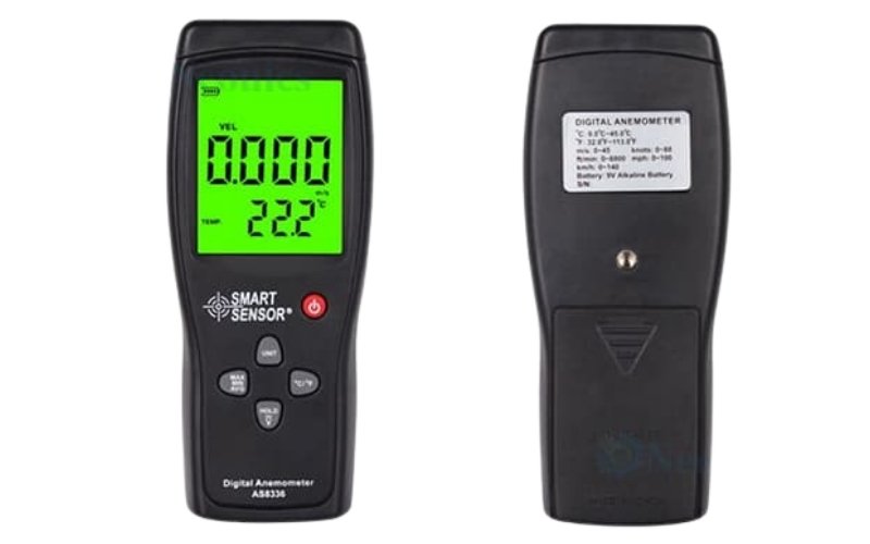 Thiết bị đo tốc độ gió Smartsensor AS856 chuẩn xác, đo lường hiệu quả