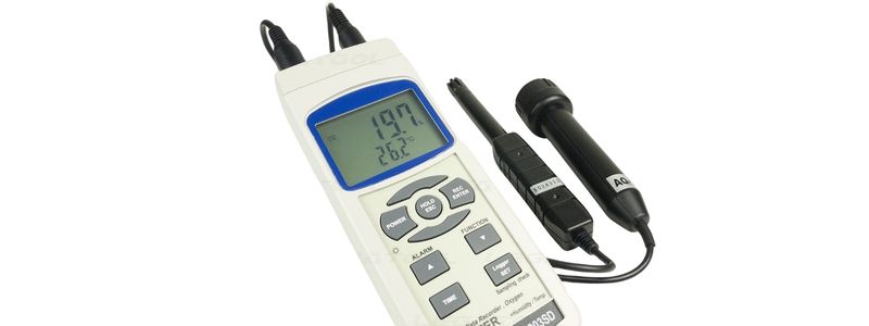 Khả năng đo lường ổn định của máy đo oxy và nhiệt độ độ ẩm Lutron O2H-9903SD