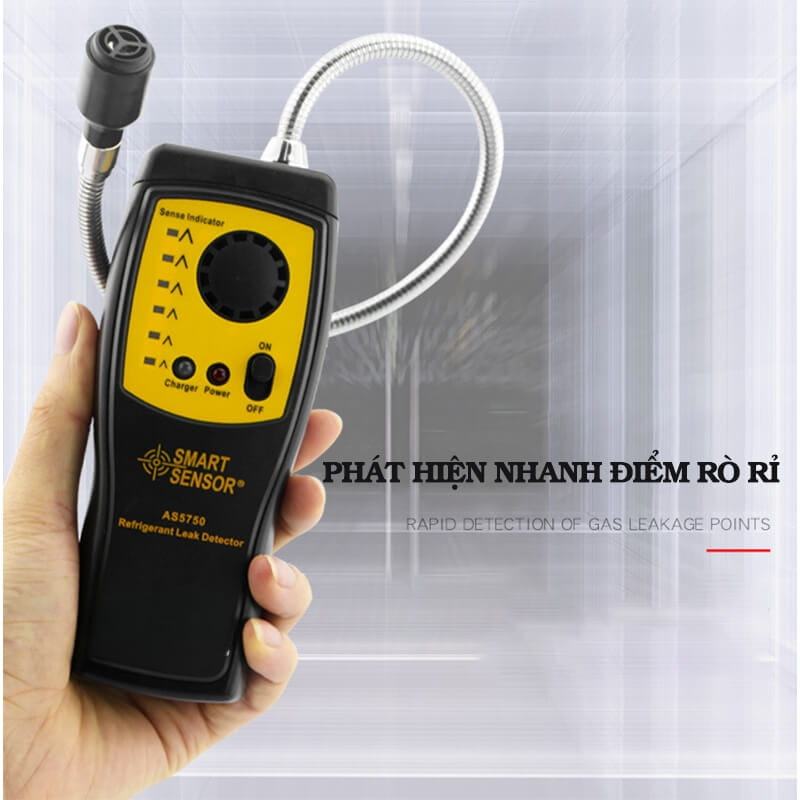 Smartsensor AS5750 phát hiện vị trí rò rỉ khí nhanh và chính xác 