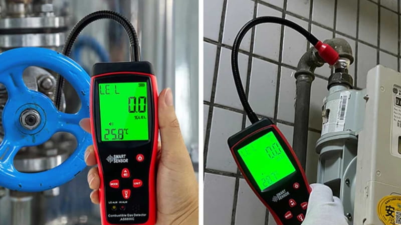 Máy dò khí Smartsensor AS8800C được ứng dụng trong nhiều lĩnh vực 