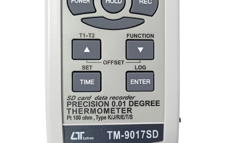 Phím điều khiển của máy đo nhiệt độ 2 kênh Lutron TM-9017SD