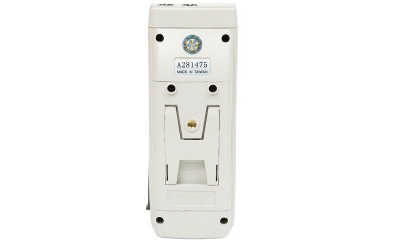Mặt sau máy đo nhiệt độ tiếp xúc Lutron TM-9027SD