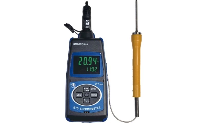 Máy đo nhiệt độ tiếp xúc RTD Total Meter SM6807plus