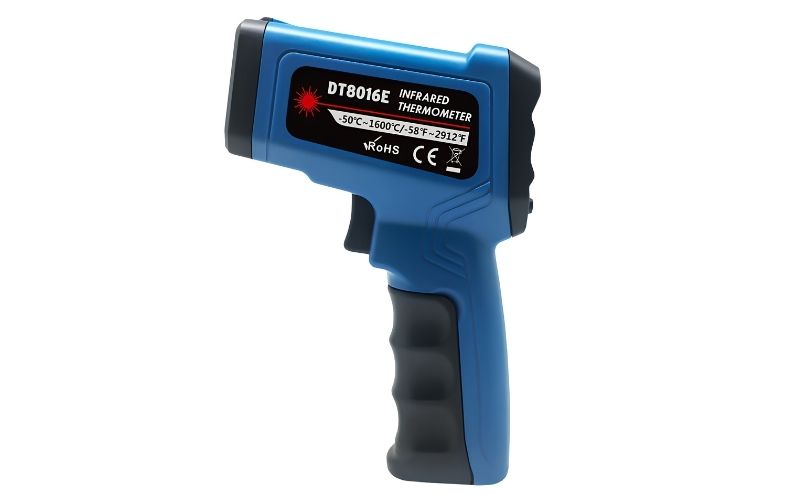 Total Meter DT8016E đo không tiếp xúc với dải nhiệt rộng, độ chính xác cao