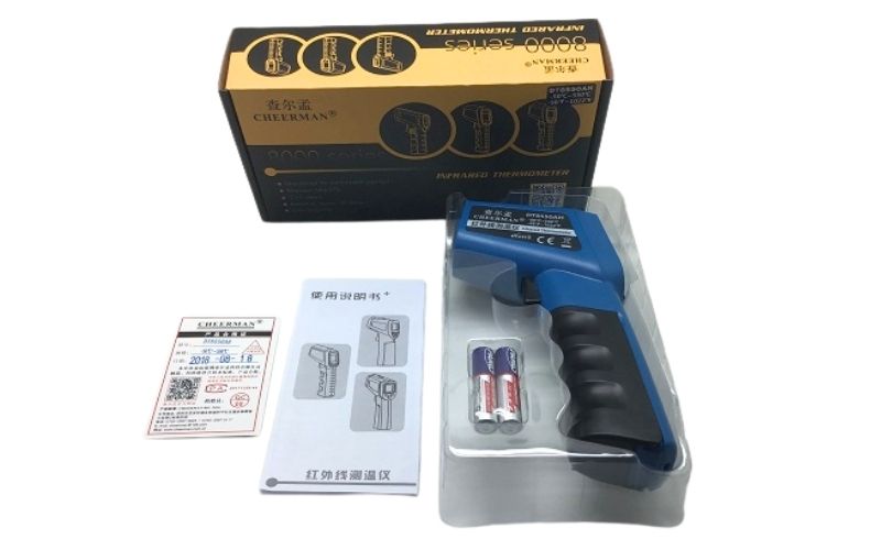 Bộ sản phẩm súng đo nhiệt độ hồng ngoại Total Meter DT8550AH