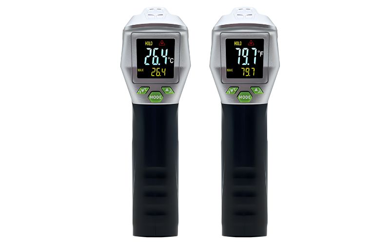 Total Meter DT8550LT hiển thị kết quả rõ nét trên màn hình LCD