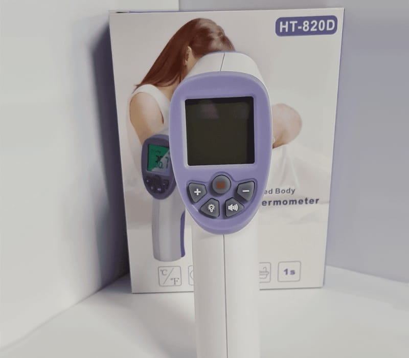 Màn hình nhiệt kế điện tử bị lỗi có thể do bị hết pin
