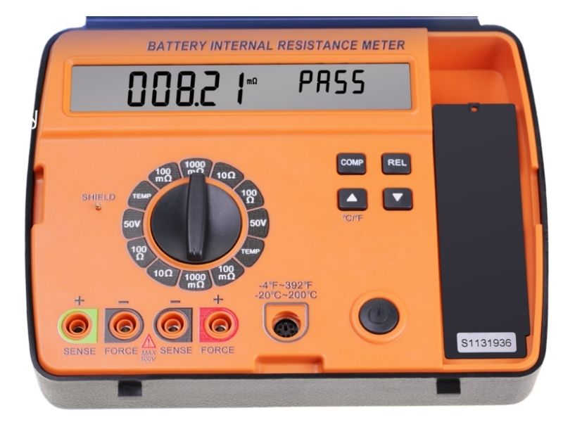 Total Meter SM8126plus đo điện trở thấp với 4 dây đo tiếp điểm kép tiện lợi