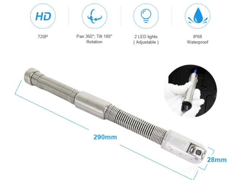 Wopson WPS-FH2-C28PT sở hữu camera có khả năng xoay linh hoạt