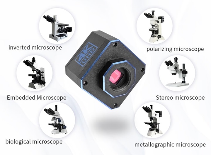 Kính lắp được với nhiều loại kính hiển vi khác