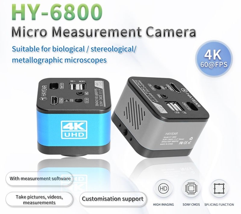 Kính hiển vi HY-6800 cung cấp hình ảnh 4K rõ nét