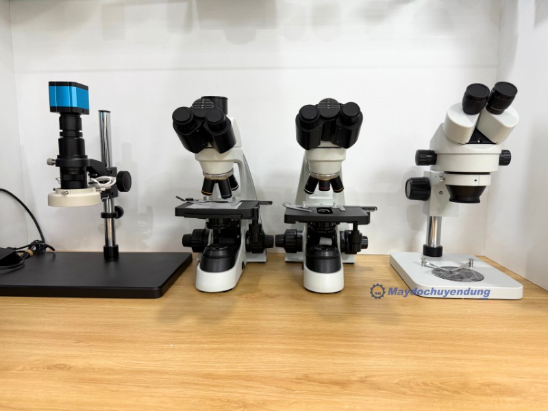 Kính hiển vi được chia thành nhiều loại dựa theo thiết kế, khả năng kết nối 