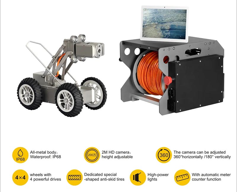 Camera robot kiểm tra đường ống SYANSPAN WR030 