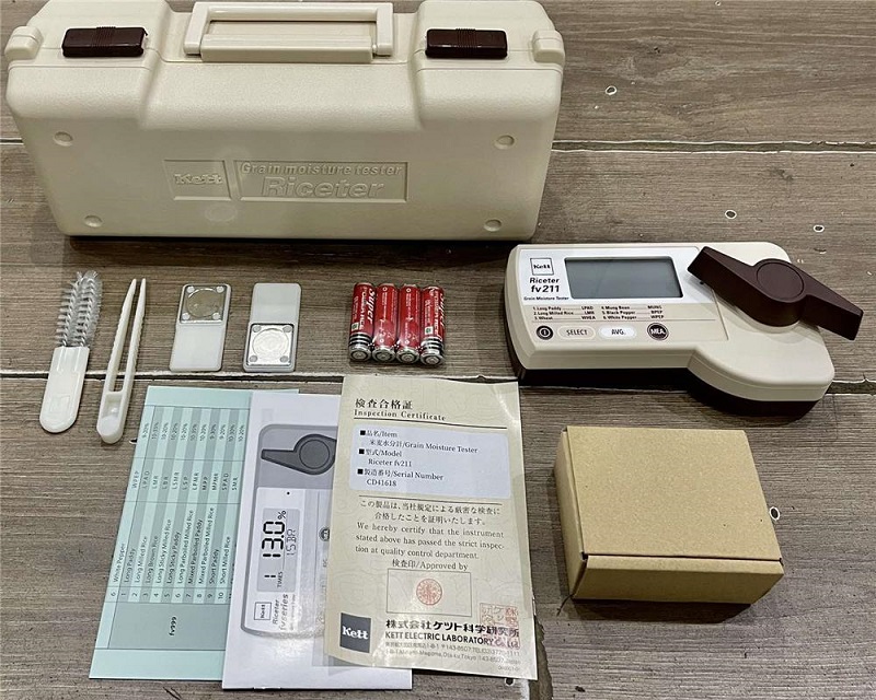Tính năng nổi bật của máy đo độ ẩm lúa gạo Kett Fv211