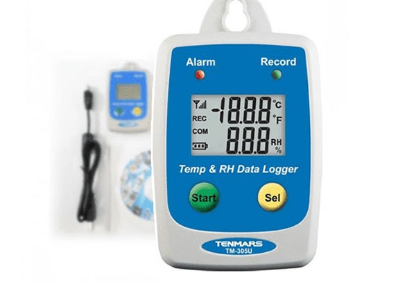 Nhiệt ẩm kế tự ghi cho nhà thuốc Tenmars TM-305U