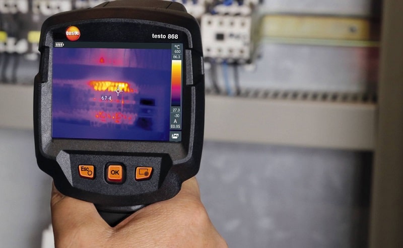 Máy ảnh nhiệt testo 868 được đặc trưng bởi hiệu suất đo lường chuyên nghiệp và khả năng xử lý dễ dàng Máy ảnh nhiệt testo 868 được đặc trưng bởi hiệu suất đo lường chuyên nghiệp và khả năng xử lý dễ dàng