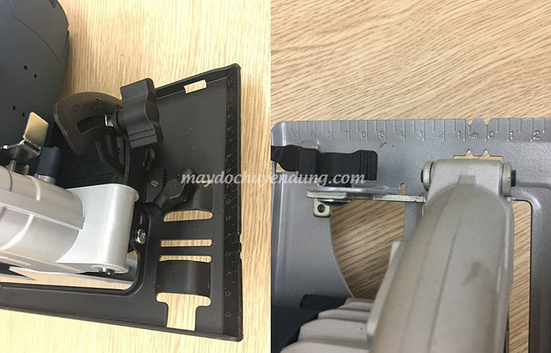 Vạch thước tăng cường chính xác cho từng đường cưa.