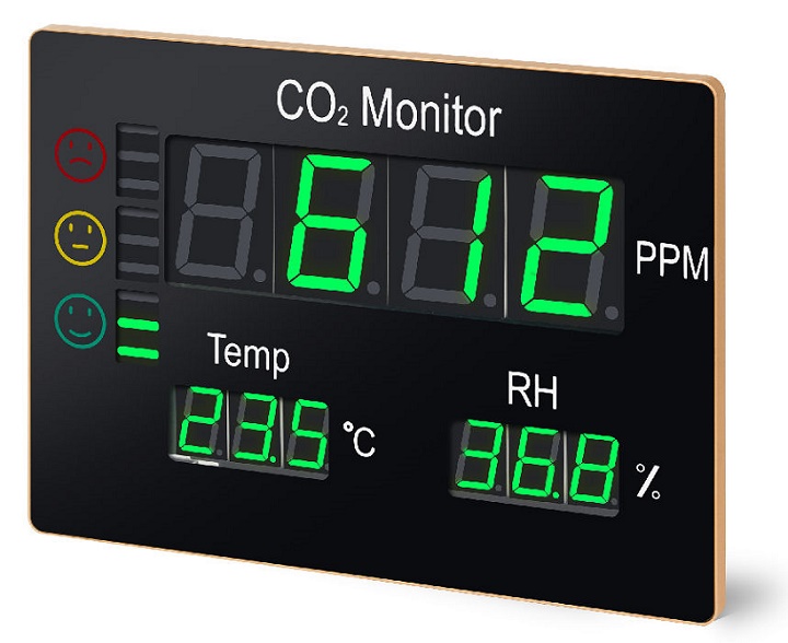 Nhiệt ẩm kế HT2008 nhỏ gọn, hiển thị kế quả cực rõ nét