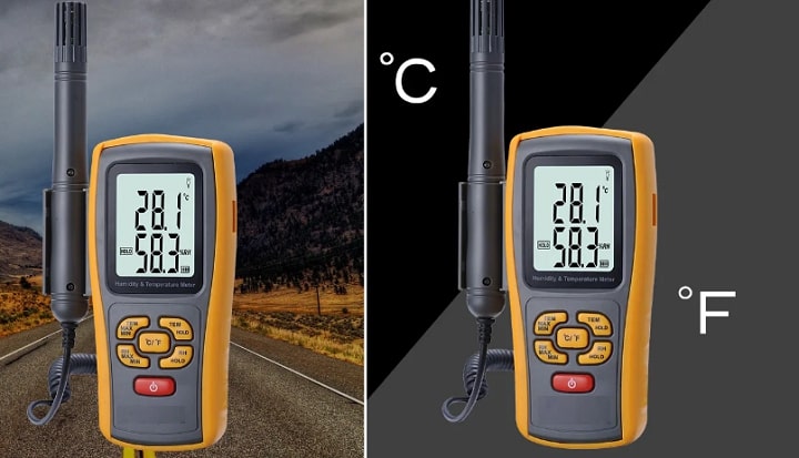 GM1361 đo nhiệt độ, độ ẩm chính xác, đa tính năng