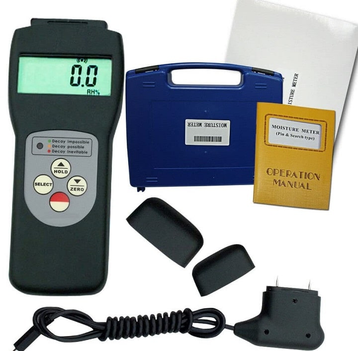 Bộ sản phẩm máy đo độ ẩm MC-7825PS nhiều tính năng Bộ sản phẩm máy đo độ ẩm MC-7825PS nhiều tính năng
