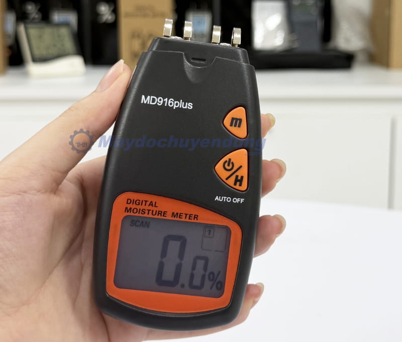 Máy đo độ ẩm giấy MD-916 nhỏ gọn, dễ sử dụng