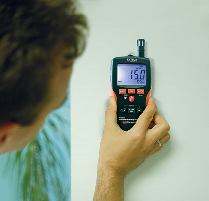 Thiết bị có khả năng đo độ ẩm và nhiệt độ chính xác Thiết bị có khả năng đo độ ẩm và nhiệt độ chính xác