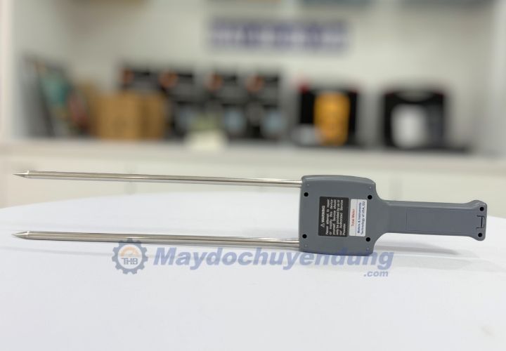 Thiết kế mặt sau của máy đo độ ẩm TK-100W