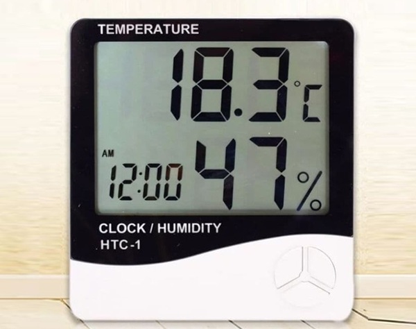 Ẩm nhiệt kế trong nhà HTC-1
