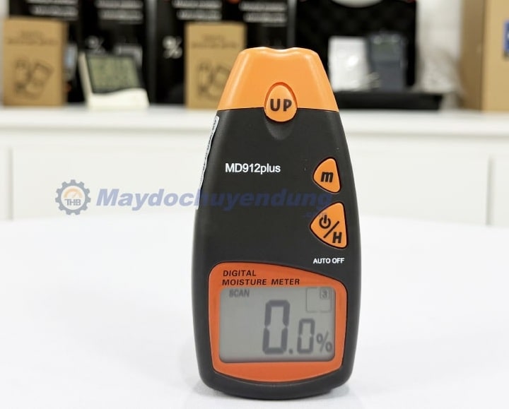 Máy đo độ ẩm gỗ MD-912 nhỏ gọn, có nắp bảo vệ chân đo Máy đo độ ẩm gỗ MD-912 nhỏ gọn, có nắp bảo vệ chân đo