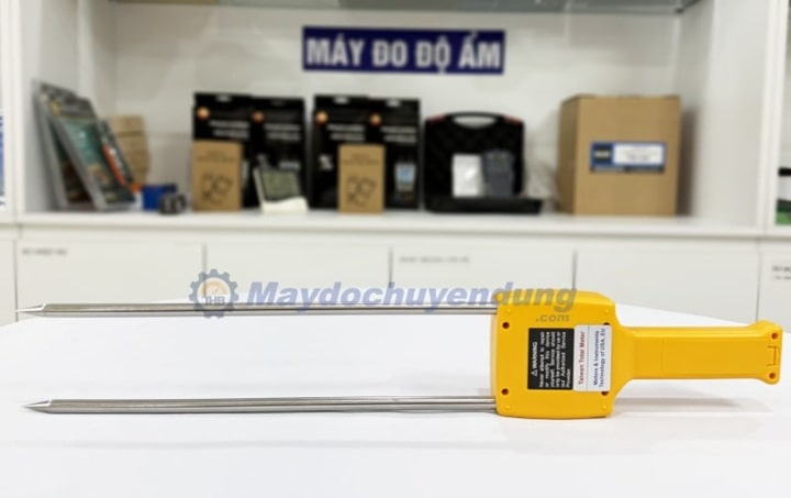 Mặt sau của máy đo độ ẩm nông sản TK-100S