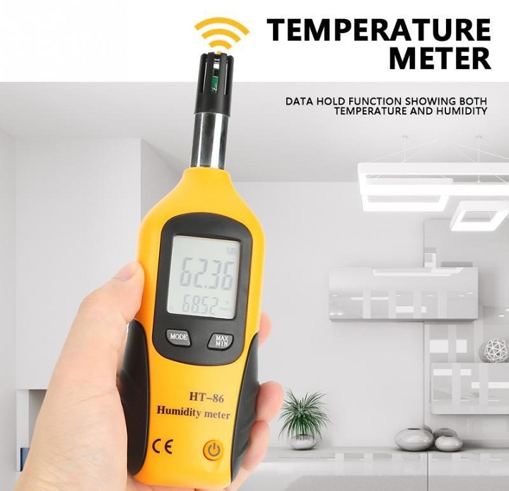 HT-86 đo được nhiệt độ độ ẩm chính xác, đa tính năng