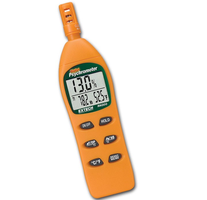 Máy đo độ ẩm nhiệt độ Extech RH300 đa tính năng, tuổi thọ cao Máy đo độ ẩm nhiệt độ Extech RH300 đa tính năng, tuổi thọ cao
