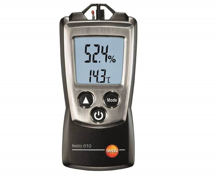 Testo 610 nhỏ nhẹ để đo linh hoạt tại nhiều nơi Testo 610 nhỏ nhẹ để đo linh hoạt tại nhiều nơi