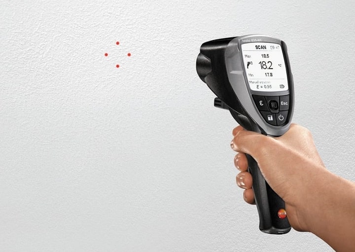 Máy đo nhiệt độ Testo 835-1 dáng cầm tay chắn chắn