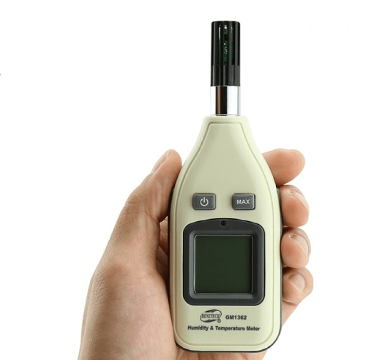 Nhiệt ẩm kế GM1362 thiết kế đơn giản, tuổi thọ cao Nhiệt ẩm kế GM1362 thiết kế đơn giản, tuổi thọ cao