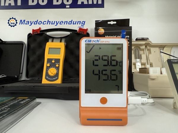 Nhiệt ẩm kế tự ghi Elitech GSP-6Pro