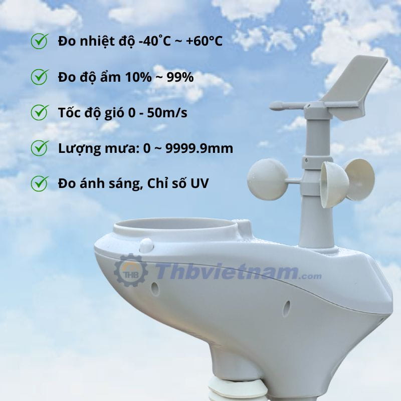 Thiết bị đo và dự báo thời tiết với độ chính xác cao