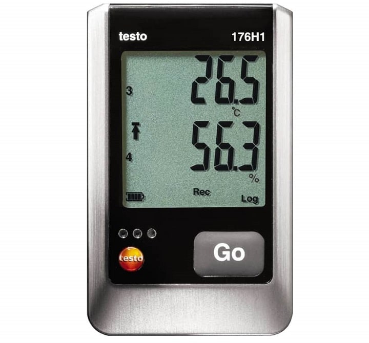 Thiết bị đo nhiệt độ độ ẩm Testo 176 H1 nhỏ gọn, tuổi thọ cao