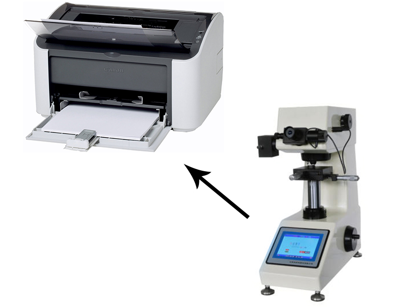 XHV10000 có thể kết nối máy in để xuất dữ liệu XHV10000 có thể kết nối máy in để xuất dữ liệu