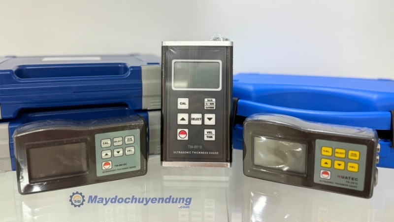 Máy đo độ dày lớp phủ được sản xuất bởi nhiều thương hiệu nổi tiếng
